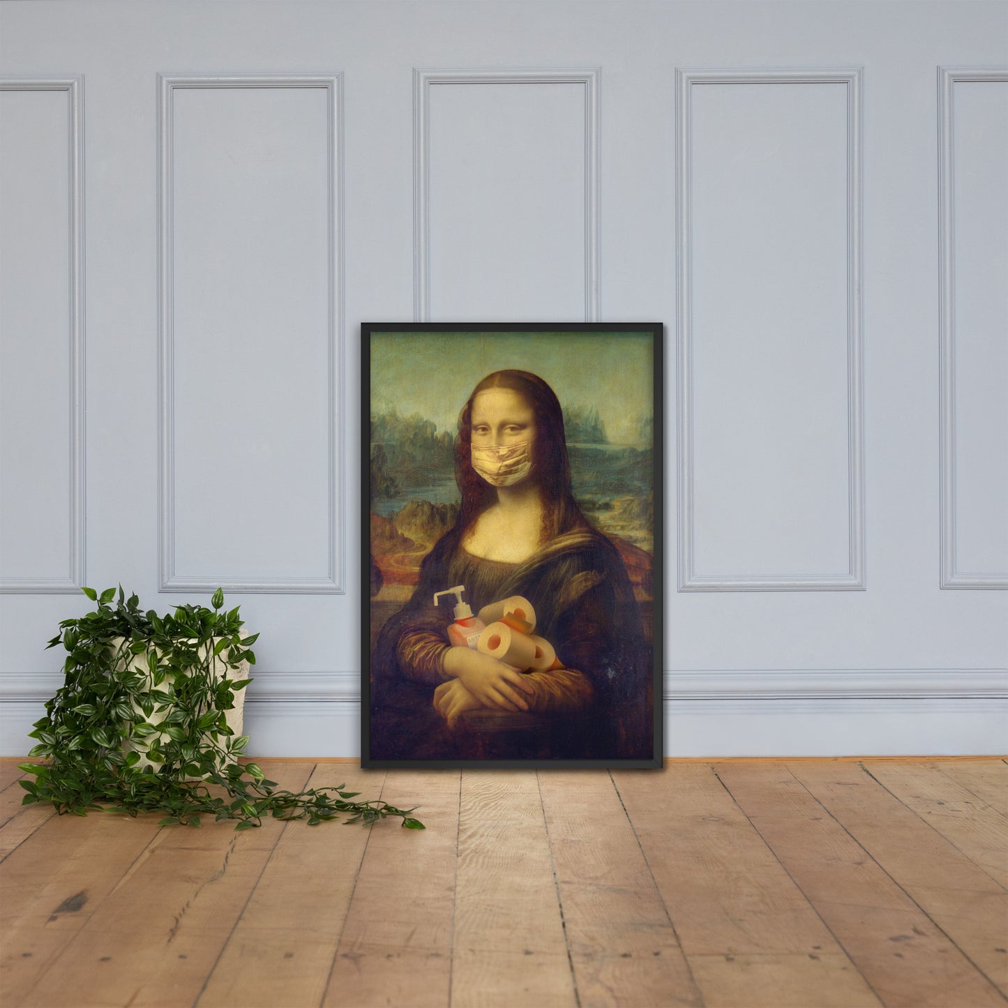 Mona Lisa Covid Safety